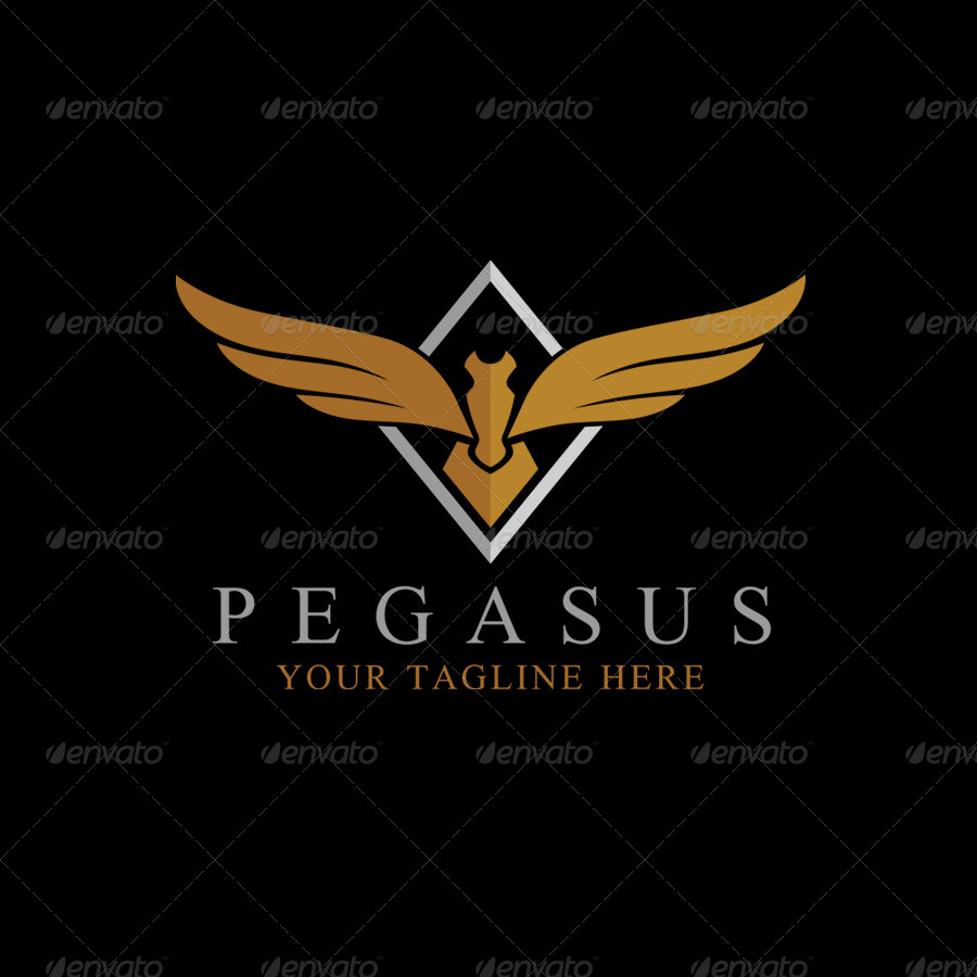Pegasus Logo by SuperPencil GraphicRiver